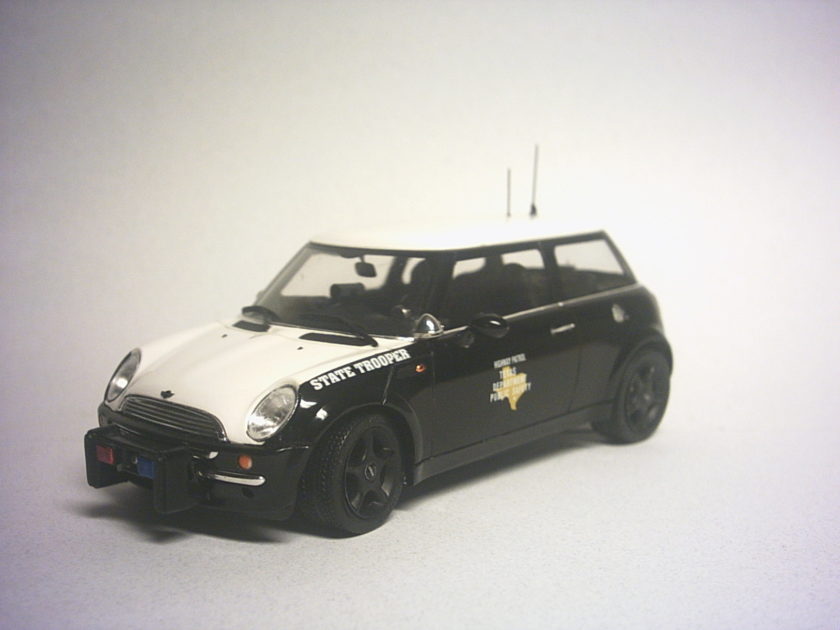 scale model police car scale model police car